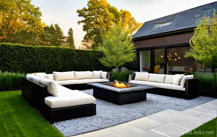 조경 관련 소셜미디어 마케팅 전략 - **Prompt:** A dynamic scene capturing a team of landscape artists diligently working on a garden pro...